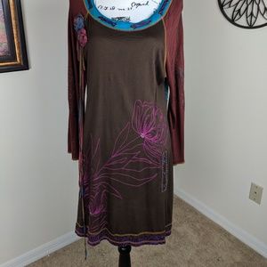 Multicolor Mini dress Tunic.